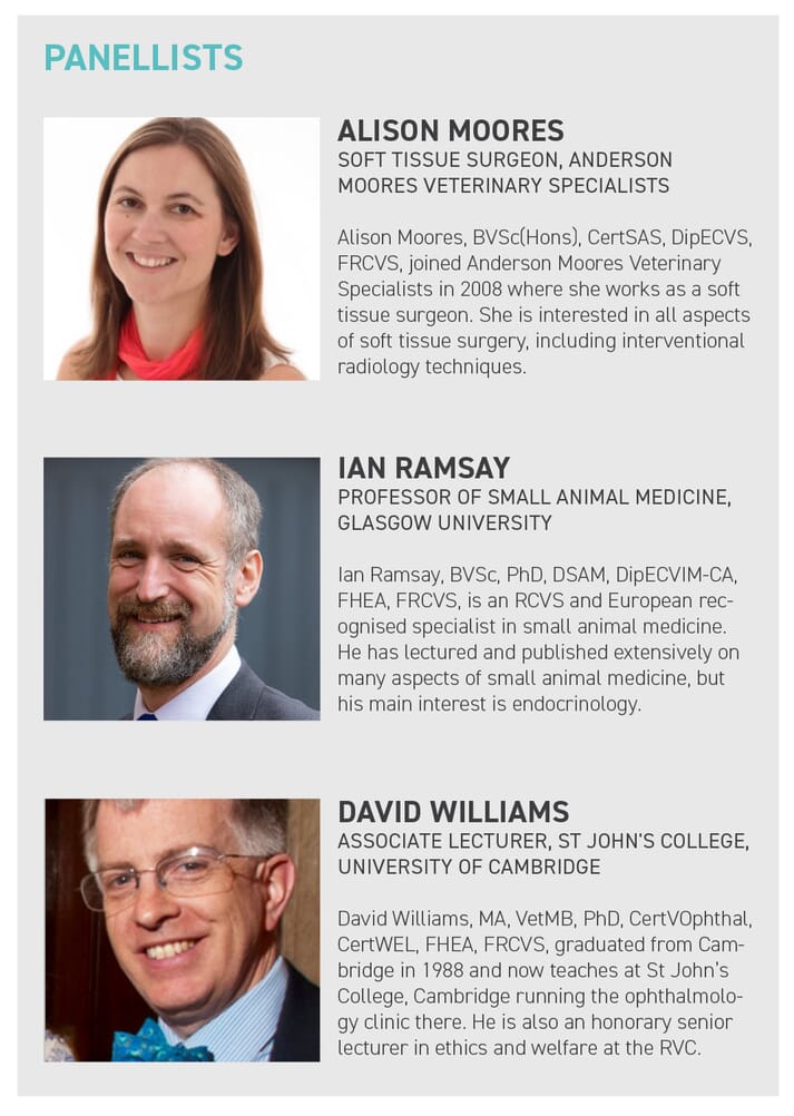 Pictures and biographies of the panellists