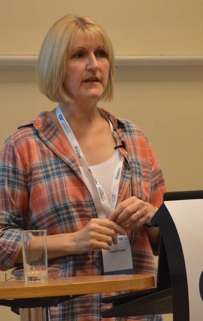 Shelley Rhodes described testing options for TB in camelids